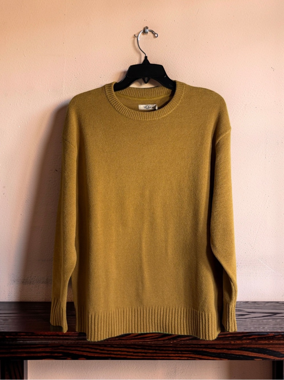 UGG Women’s W Riz Top Lite Mustard Crew Sweater